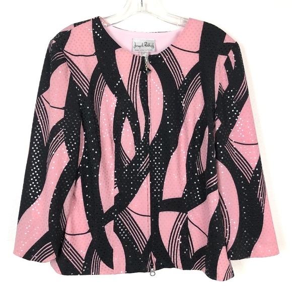 Joseph Ribkoff Jackets & Blazers - Joseph Ribkoff Pink Black Jacket